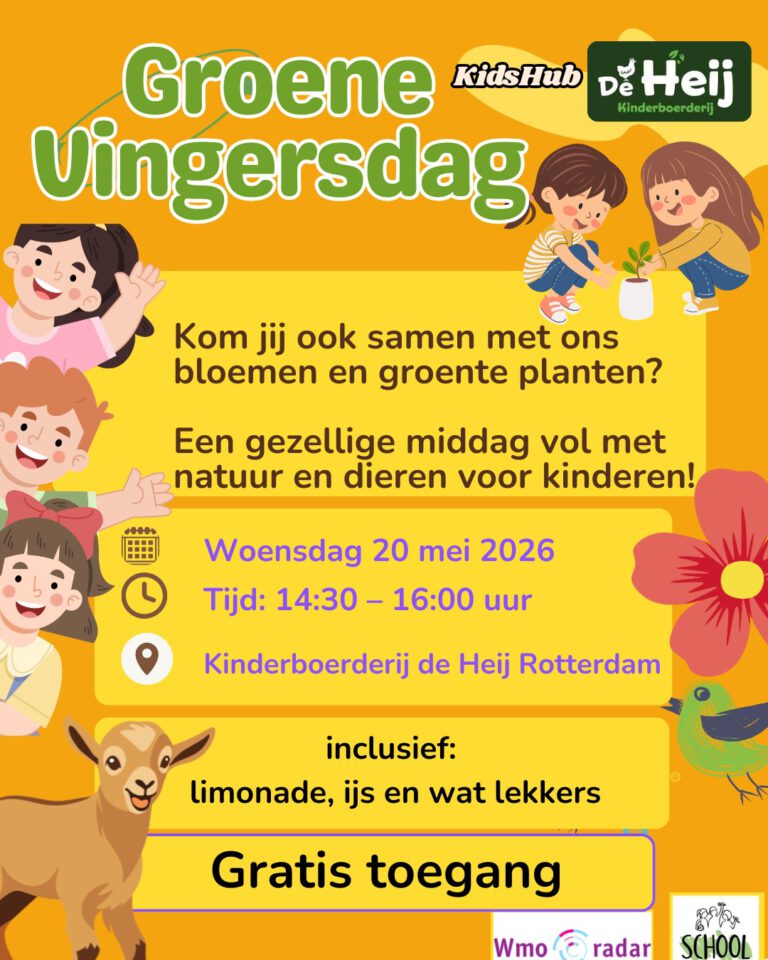 Groene Vingersdag Kinderboerderij de Heij Rotterdam