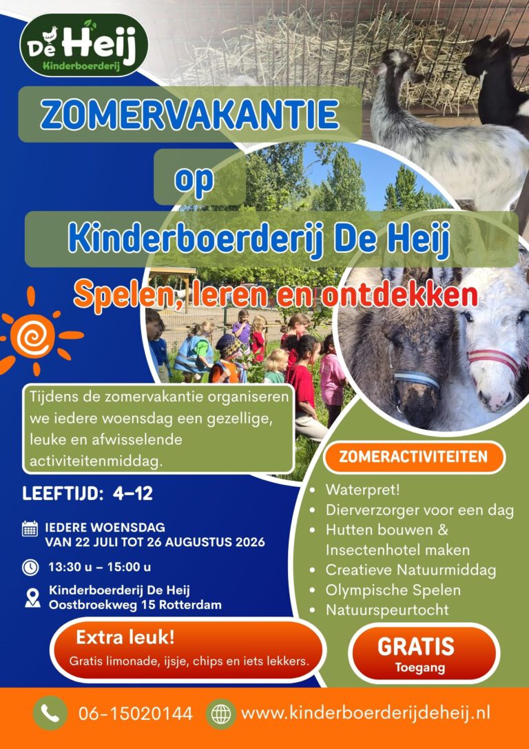 Kinderboerderij-de-Heij-Zomervakantie-Activiteiten
