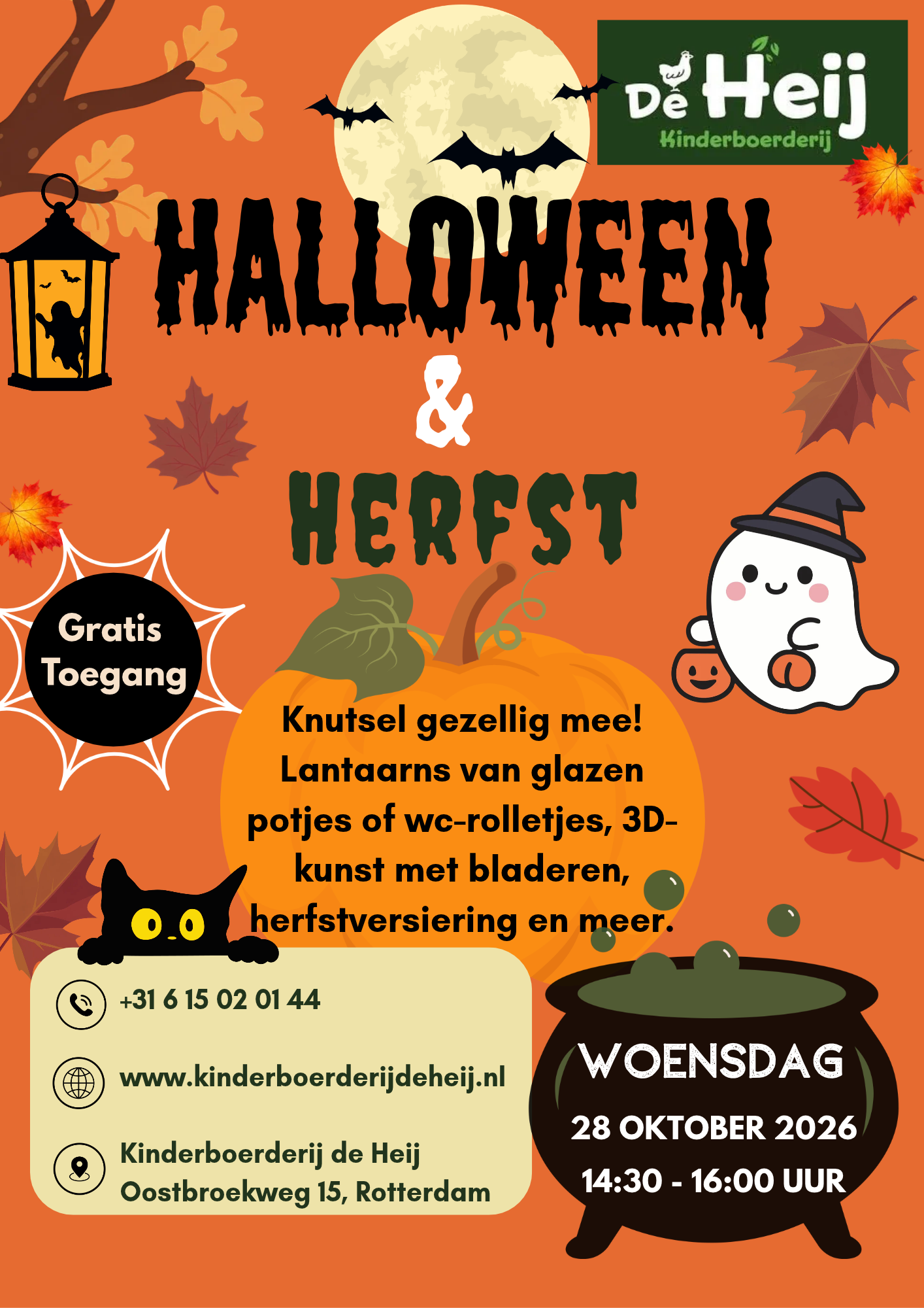 Halloween & Herfst Kinderboerderij de Heij Rotterdam